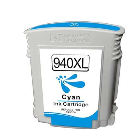 HP 940XL Cyan Generic Ink Cartridge - Replaces C4907AE