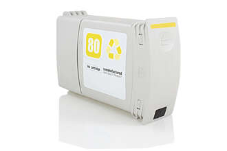 HP 80 Yellow Generic Ink Cartridge - Replaces C4848A