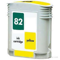 HP 82 Yellow Generic Ink Cartridge - Replaces C4913A