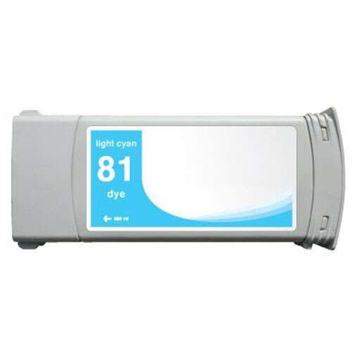 HP 81 Cyan Light Generic Ink Cartridge - Replaces C4934A