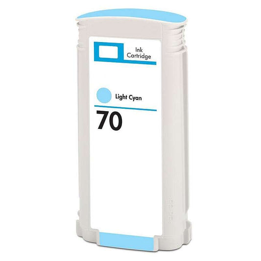 HP 70 Cyan Light Pigmented Ink Cartridge Generic - Replaces C9390A