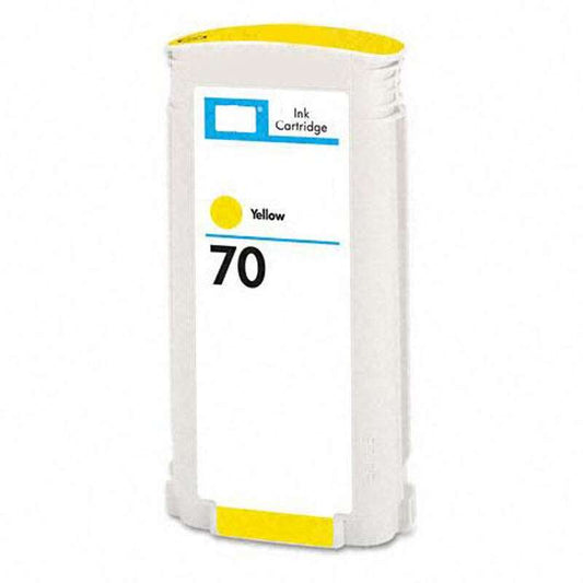 HP 70 Yellow Pigmented Ink Cartridge Generic - Replaces C9454A