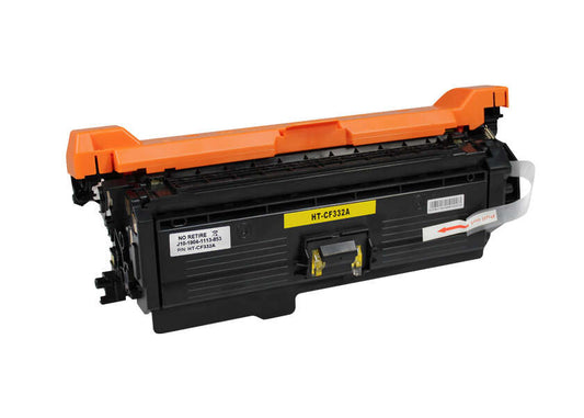 HP CF332A Yellow Generic Toner Cartridge - Replaces 654A