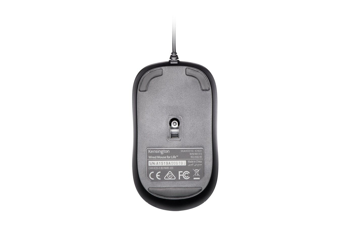 Ratón Kensington ValuMouse USB-A Negro (K72110EU)
