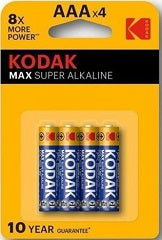 Pila Alcalinas LR03 1.5V AAA Pack 4 Unidades
