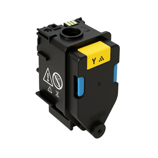 Konica Minolta TNP81/TNP80/TNP79 Yellow Generic Toner Cartridge - Replaces TNP81Y/AAJW251/TNP80Y/AAJW252/TNP79Y/AAJW250