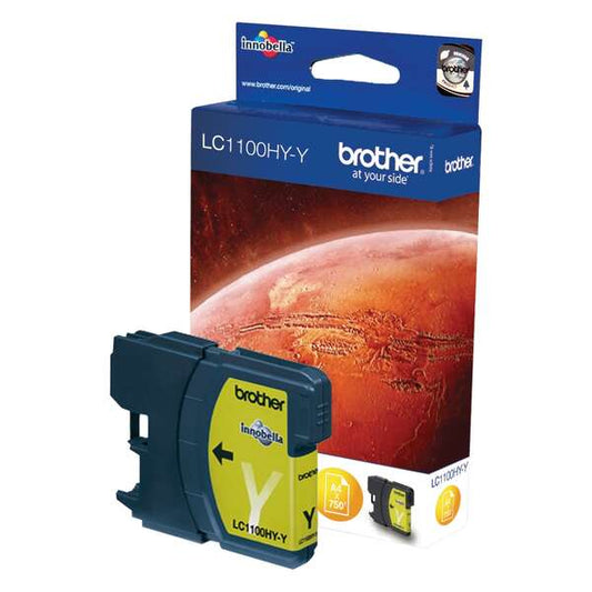 Brother LC1100XL Yellow Original Ink Cartridge - LC1100HYY