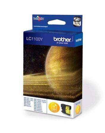 Brother LC1100 Yellow Original Ink Cartridge - LC1100Y
