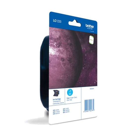 Brother LC1220 Cyan Original Ink Cartridge - LC1220CBP