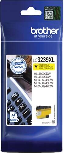 Brother LC3239XL Yellow Original Ink Cartridge - LC3239XLY