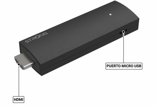 TV Stick Strong 2K FHD WiFi BT HDMI Negro (AP UNA +)