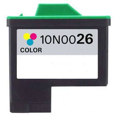 Lexmark 26/27 Color Generic Ink Cartridge - Replaces 10N0026E/10NX227E