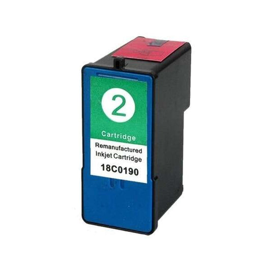 Lexmark 2 Color Generic Ink Cartridge - Replaces 18C0190