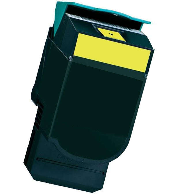 Lexmark CS310/CS410/CS510 Yellow Generic Toner Cartridge - Replaces 70C2HY0/70C2HYE/70C0H40/702HY/70C20Y0/70C20YE/702Y