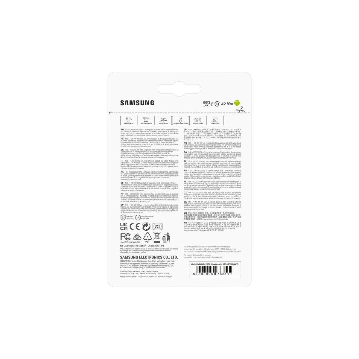 Samsung Micro SDXC 128Gb + Adaptador SD (MB-MD128SA/EU)