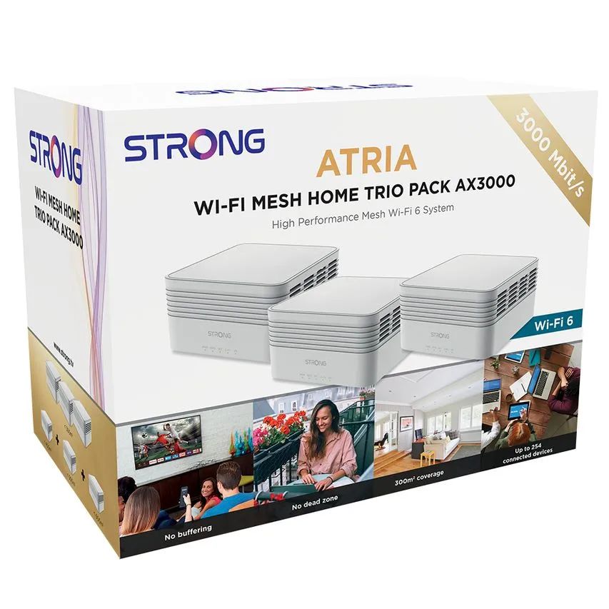 Sistema Mesh Strong Trío extensor Atria (MESHTRIAX3000)