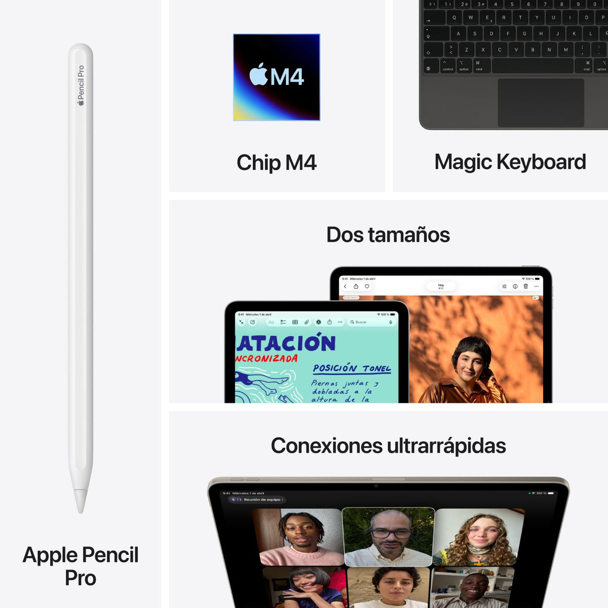 Apple iPad Air 2026 13" M4 12Gb 256Gb Blanco(MH5W4TY/A)