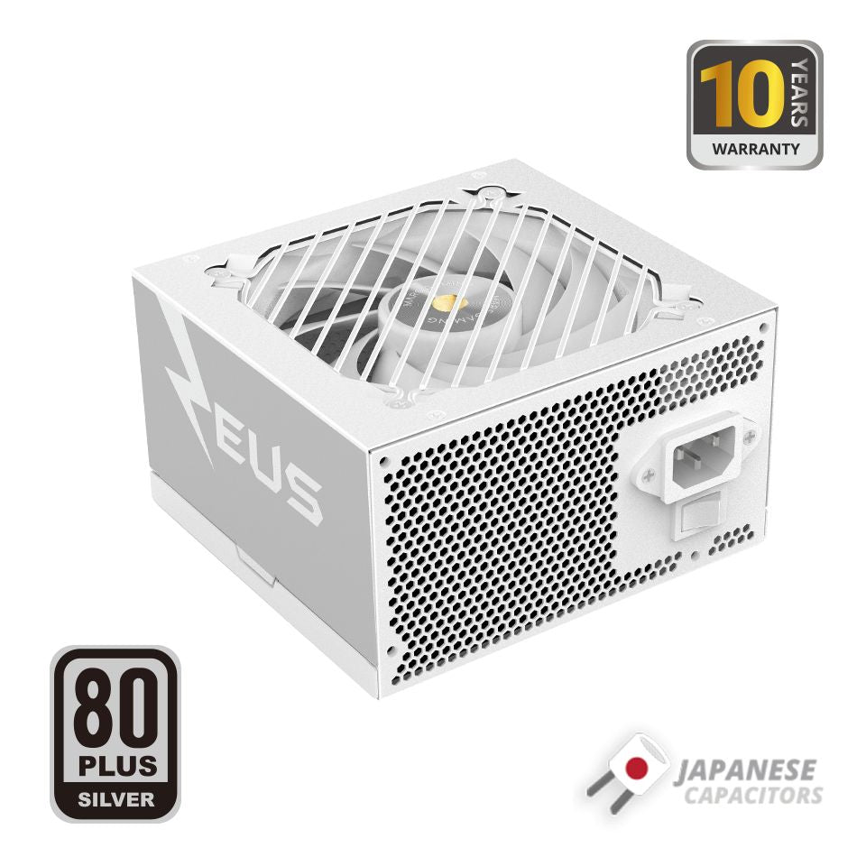 Fuente Mars Gaming 750W ATX 80+Silver Blanca(MPZE750SI)
