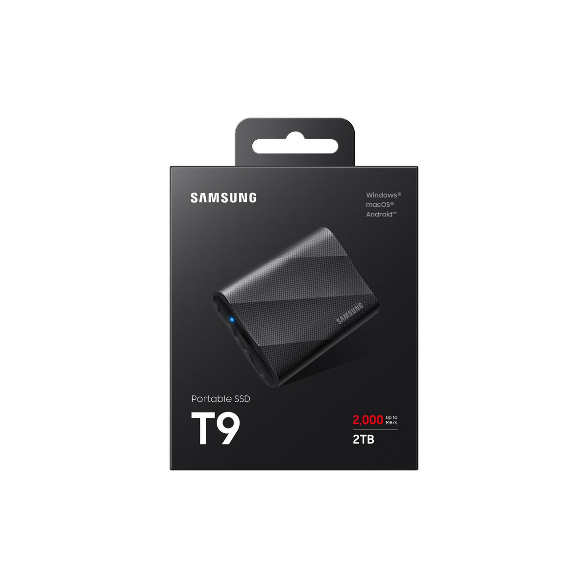 SSD Samsung T9 2Tb USB-C 3.1 Negro (MU-PG2T0B/EU)