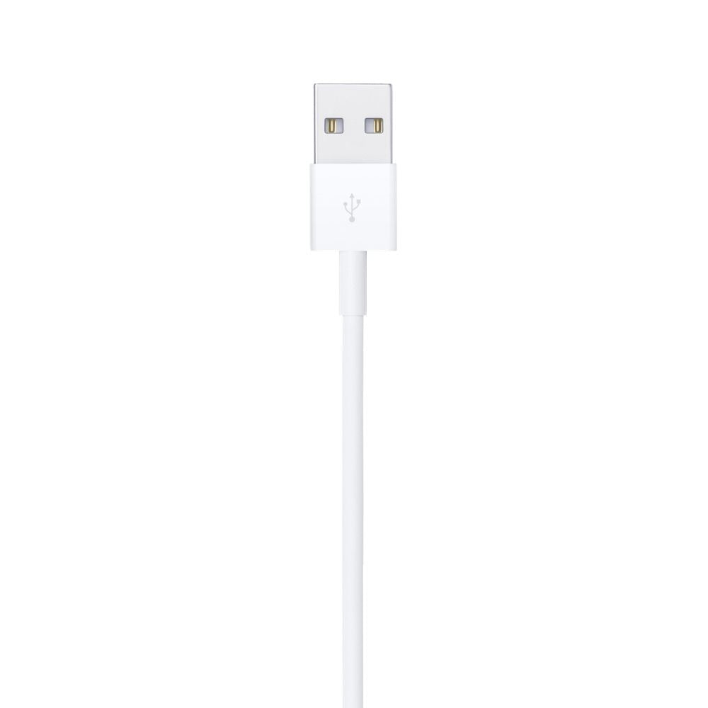 Cable Apple USB-A/M a Lightning/M 1m Blanco (MUQW3ZM/A)