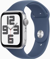 APPLE watch serie se GPS caja de aluminio plata 40mm, color de correa azul denim correa deportiva talla s/m