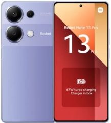 Smartphone Redmi Note 13 Pro NFC Capacidad 256Gb Ram 8Gb Procesador Mediatek Helio G99 Octa-Core Pantalla 6.67' AMOLED Camara Frontal 16mp Camara Trasera Triple 200mp+8mp+2mp Bateria 5000mah 4g Sim + Micro SD Sensor de Huellas Dactilares Lateral