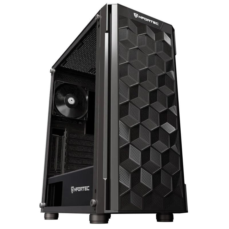 Caja Nfortec Azir ATX mATX ITX Negra (NF-CS-AZIR-B)