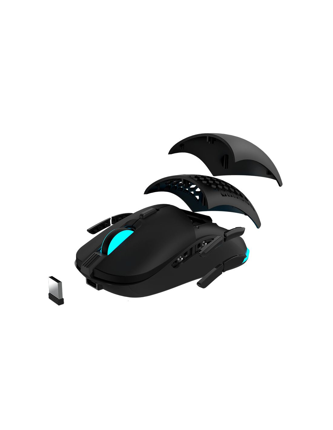 Ratón Newskill Arakne Elite Negro (NS-MS-ARAKNE-ELITE)