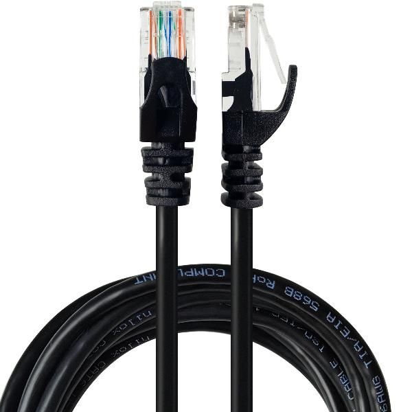Cable NILOX Cat.5 UTP M/M 2m Negro (NXECAT5UTP-2)
