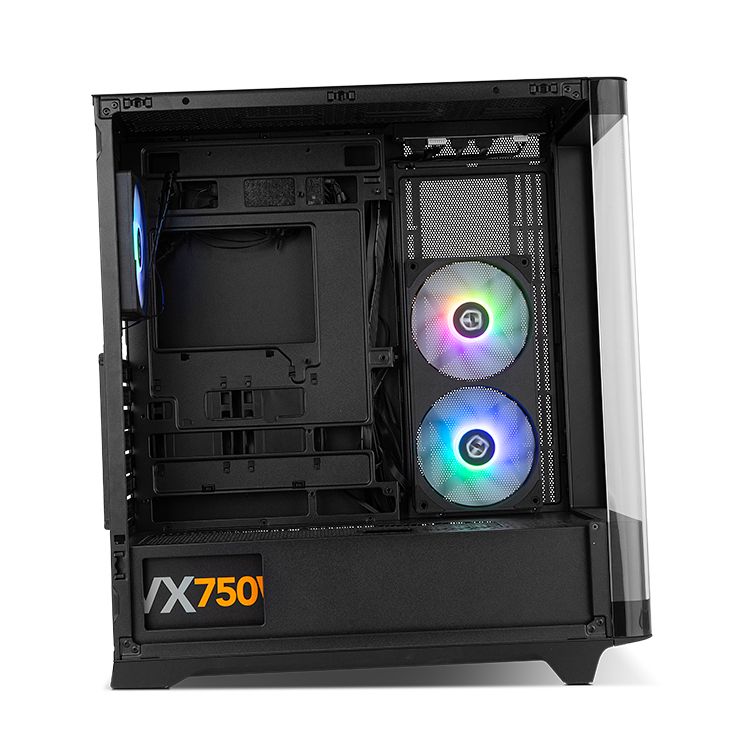 Caja Gaming NOX Ether ATX ITX Negra (NXHUMMERETHERBK)