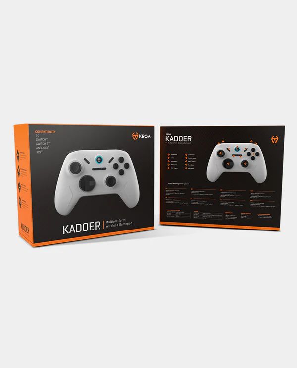 GamePad KROM Kadoer Wireless Negro (NXKROMKADOERBK)