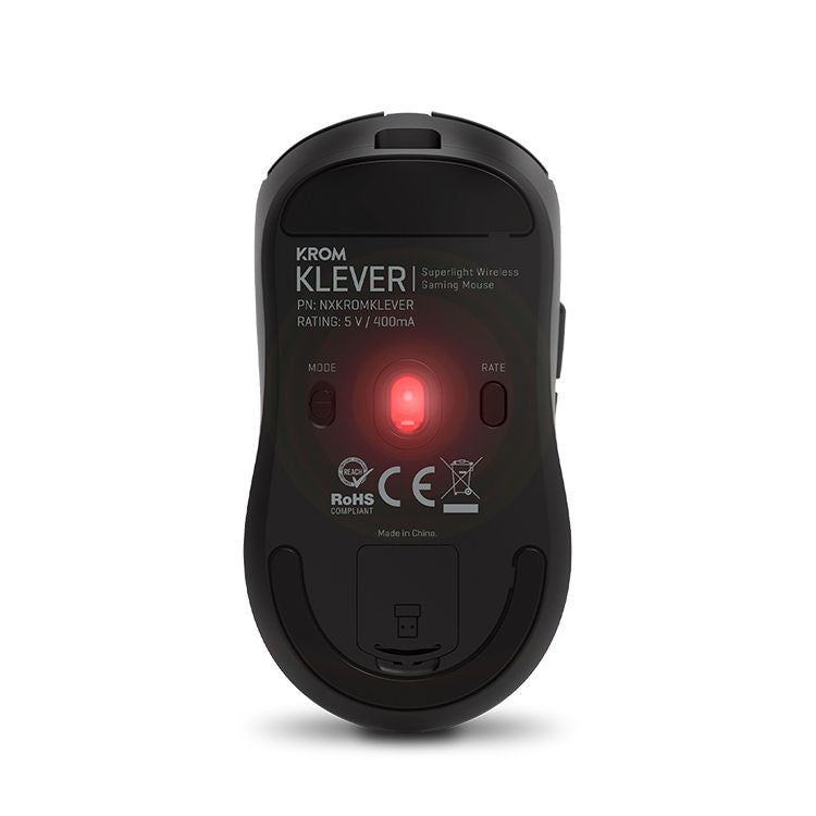 Ratón Gaming KROM RF 10000dpi Negro (NXKROMKLEVERBK)