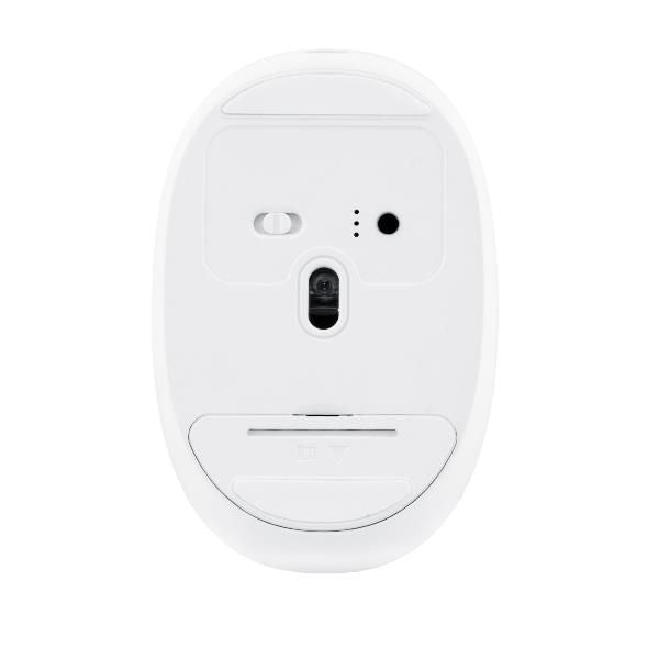 Ratón NILOX Dual-Wireless Recargable Blanco (NXMDWS101)