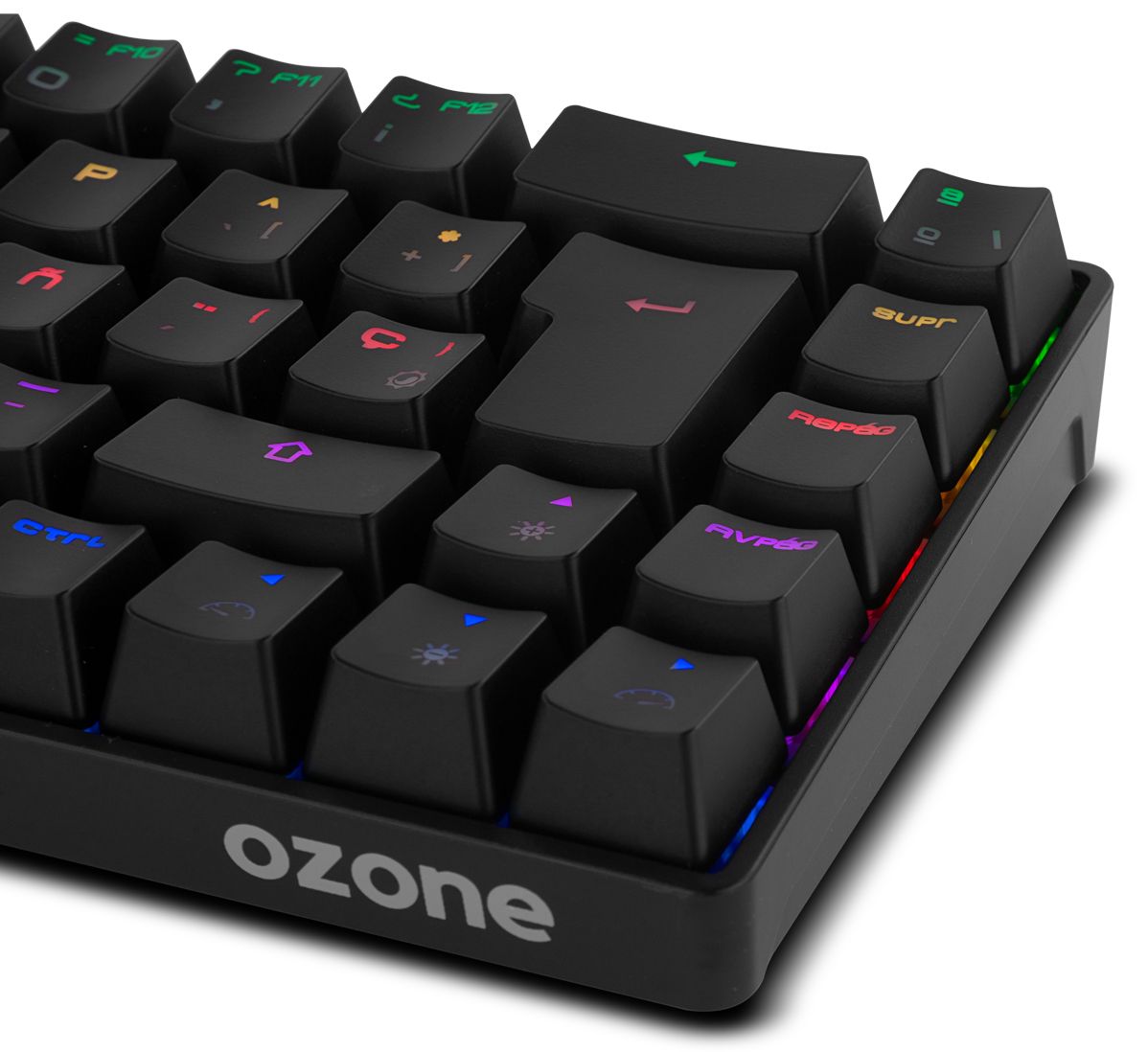 Teclado OZONE Tactical LED RGB BT Negro (OZTACTICALSP)