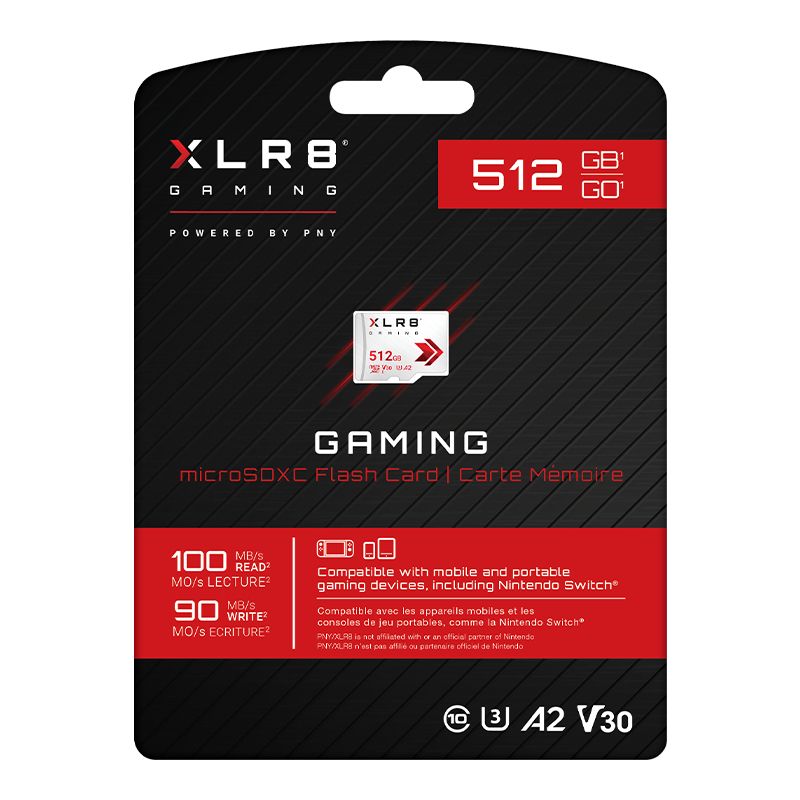 PNY XLR8 Micro SDXC 512Gb (P-SDU512V32100XR-GE)