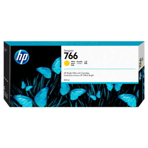 HP 766 Yellow Original Ink Cartridge - P2V91A