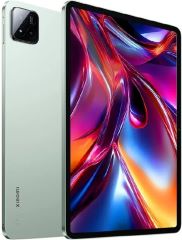 Tablet pad 7 11.2' (3200x2136) capacidad 256gb 8gb RAM procesador snapdragon 7+ generacion 3 NFC WIFI 6 bluetooth 5.4 bateria 8850 MAH sistema hyperos 2, android 15 camara frontal de 8mp camara trasera 13mp verde