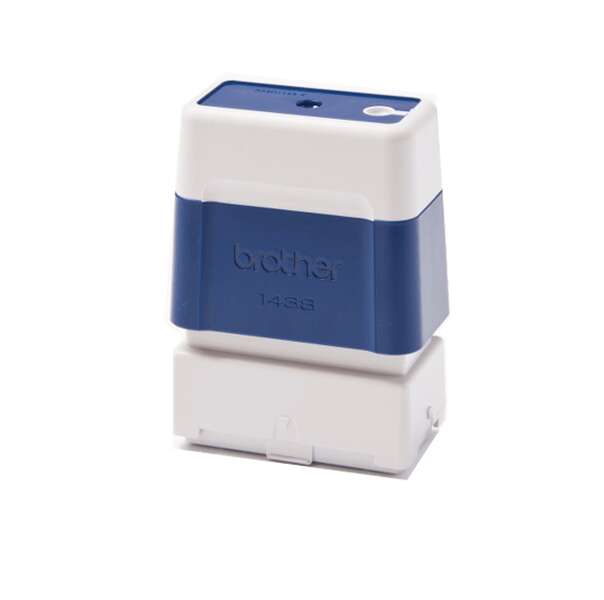 Brother PR1438E6P Pack of 6 Original Stamp Mounts - 14x38mm - Blue