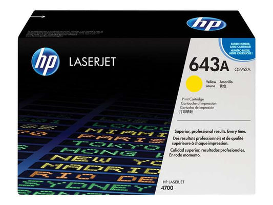 HP Q5952A Yellow Original Toner Cartridge - 643A