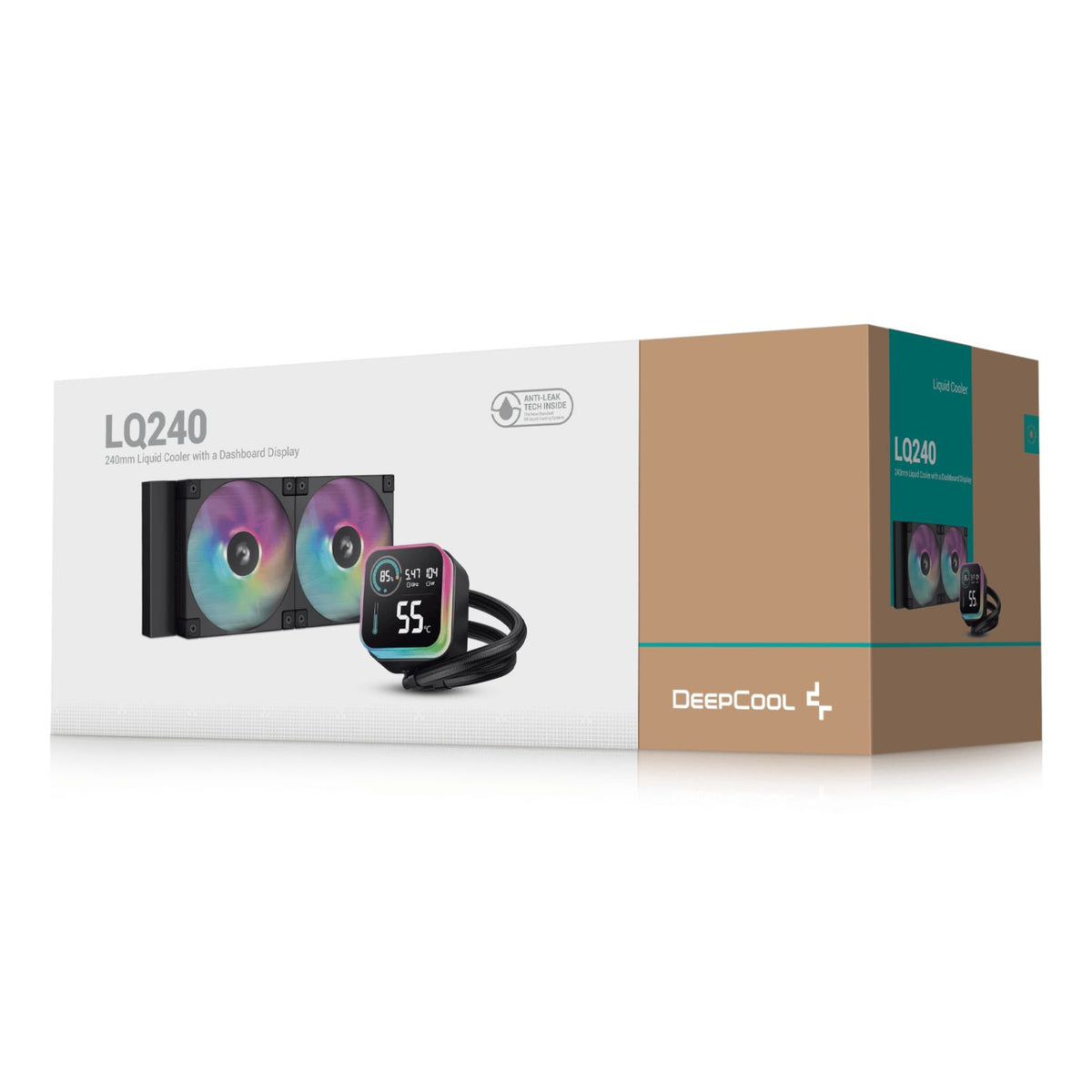 Ref. Líq. DeepCool LQ240 AIO 12cm (R-LQ240-BKLSMW-G-1)