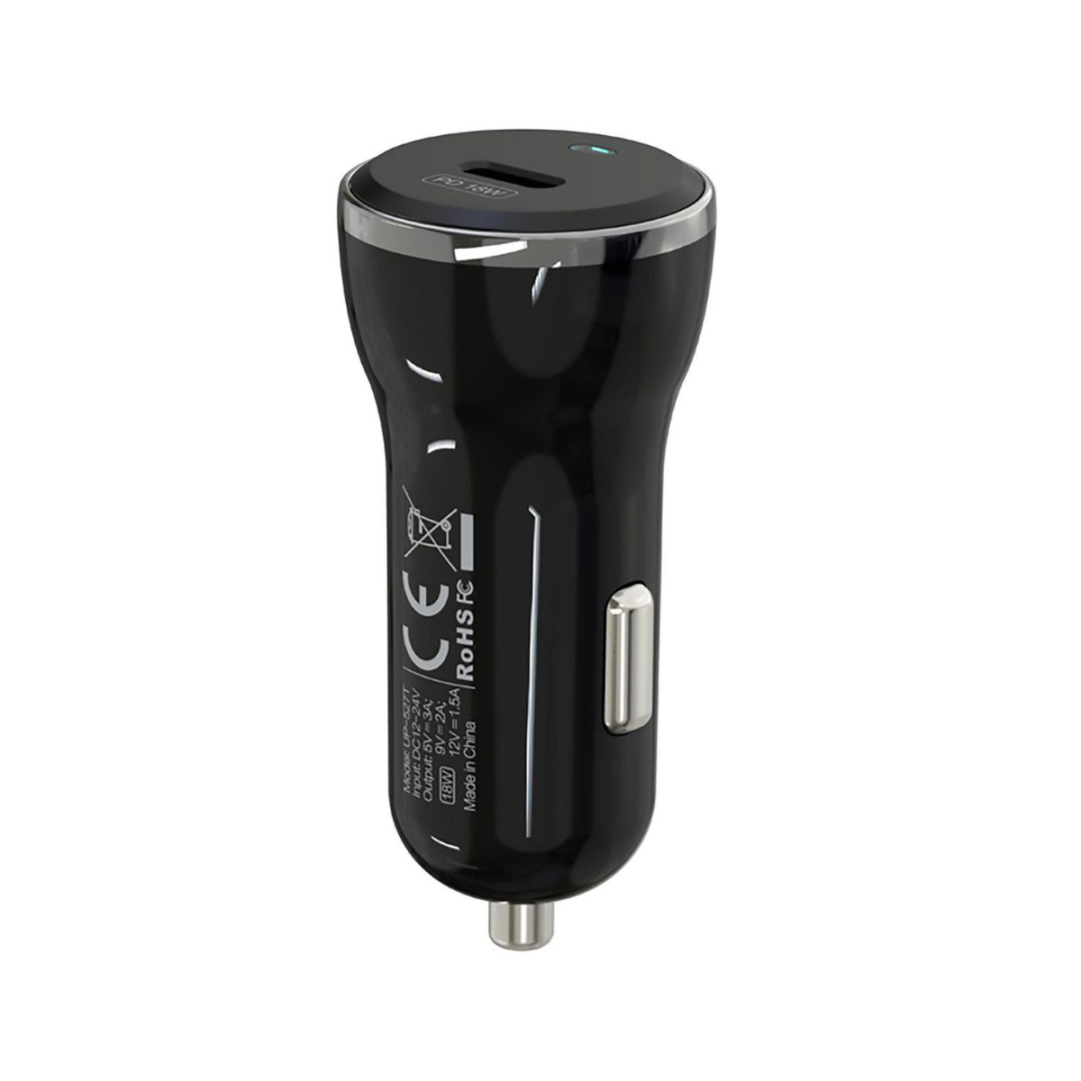 Cargador Coche CELLY 20W 1xUSB-A 2.0 Negro (RTGCC20WBK)