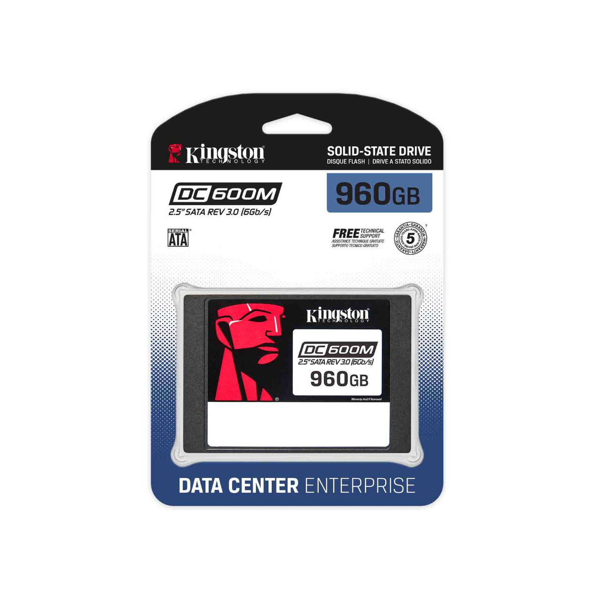SSD Kingston DC600M 2.5" 960Gb SATA3 (SEDC600M/960G)