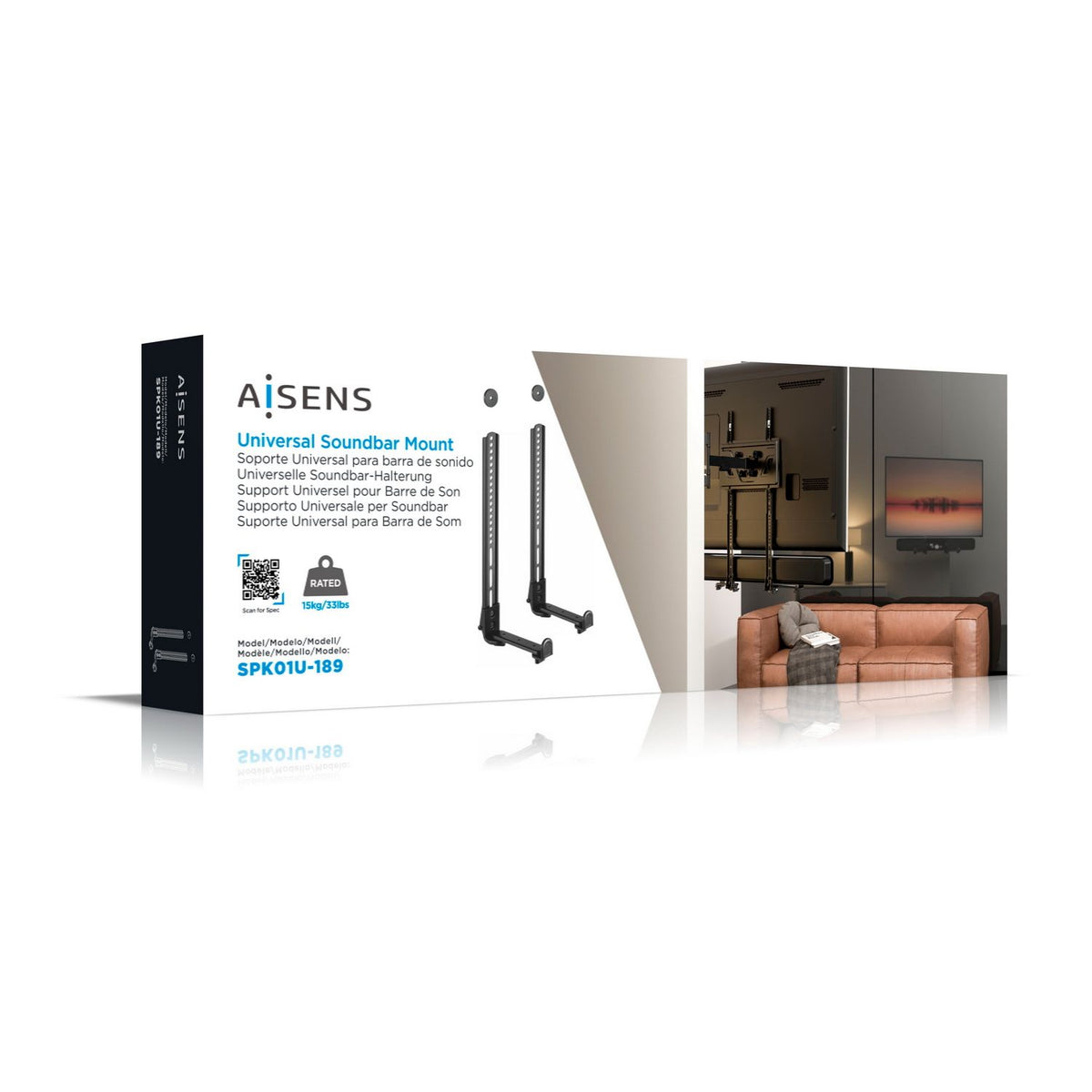 Soporte AISENS para barra Sonido (SPK01U-189)