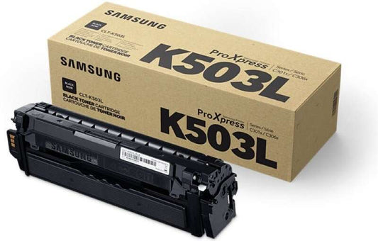 Samsung CLT-K503L/ELS Black Original Toner Cartridge - SU147A