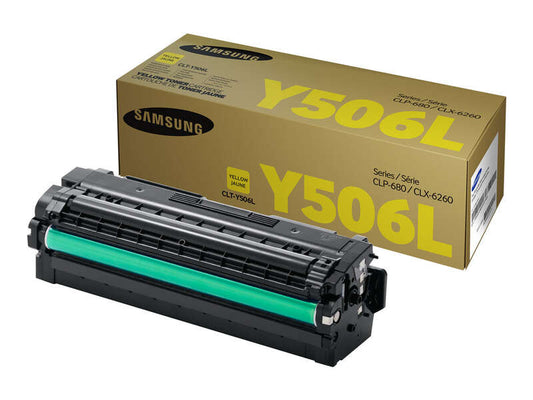 Samsung CLP680/CLX6260 Yellow Original Toner Cartridge - CLT-Y506L/SU515A