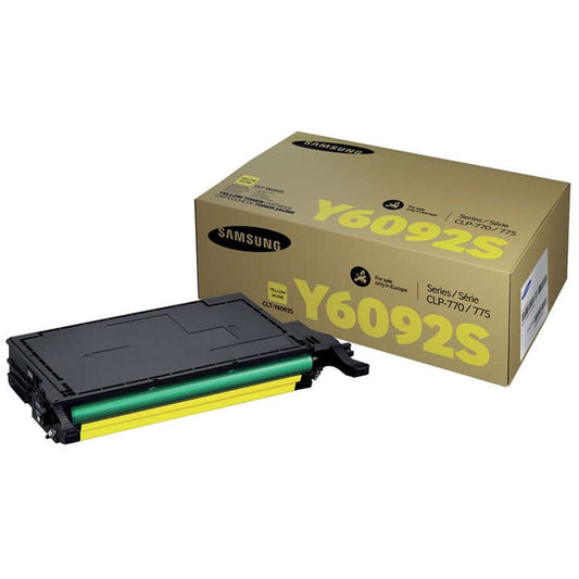 Samsung CLP770/CLP775 Yellow Original Toner Cartridge - CLT-Y6092S/SU559A