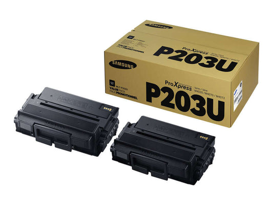 Samsung MLT-P203U Black 2-Pack Original Toner Cartridges - SV123A