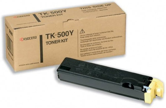 Kyocera TK500Y Yellow Original Toner Cartridge - 370PD3KW/TK500Y