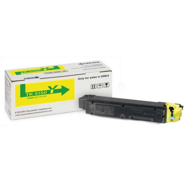 Kyocera TK5150 Yellow Original Toner Cartridge - 1T02NSANL0/TK5150Y