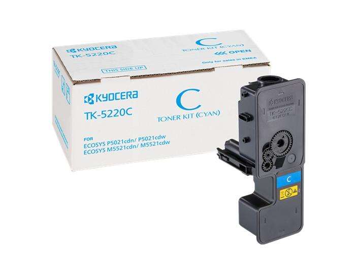 Kyocera TK5220 Cyan Original Toner Cartridge - Replaces 1T02R9CNL1/TK5220C